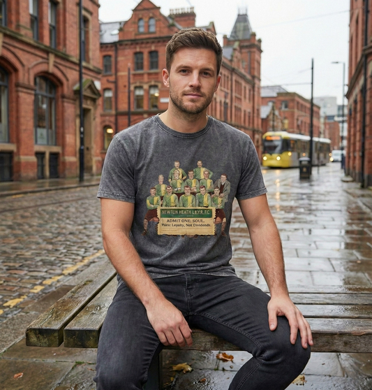 The "Soul Ticket" Tee – Newton Heath Edition, Denim Collection V2